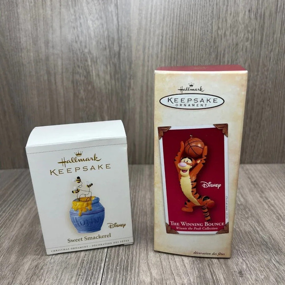 Hallmark Other - Hallmark Keepsake Sweet Smackerel/ Winning Bounce Christmas Ornaments Lot of 2